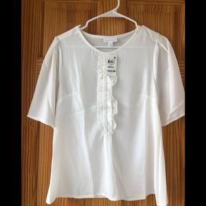 CHARTER CLUB Size S white